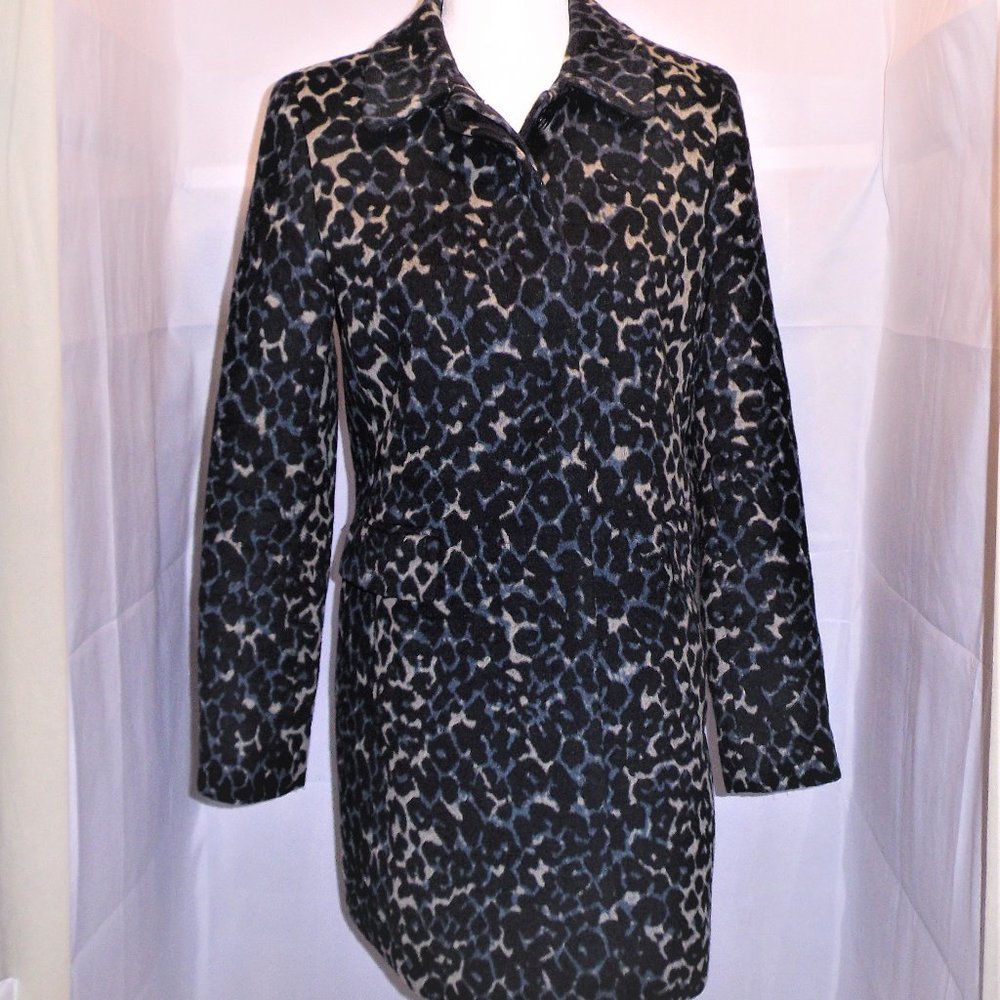 Gorgeous Trendy Faux Animal Hair Wool Coat